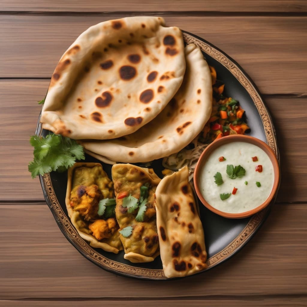 Amritsari Kulcha Plate