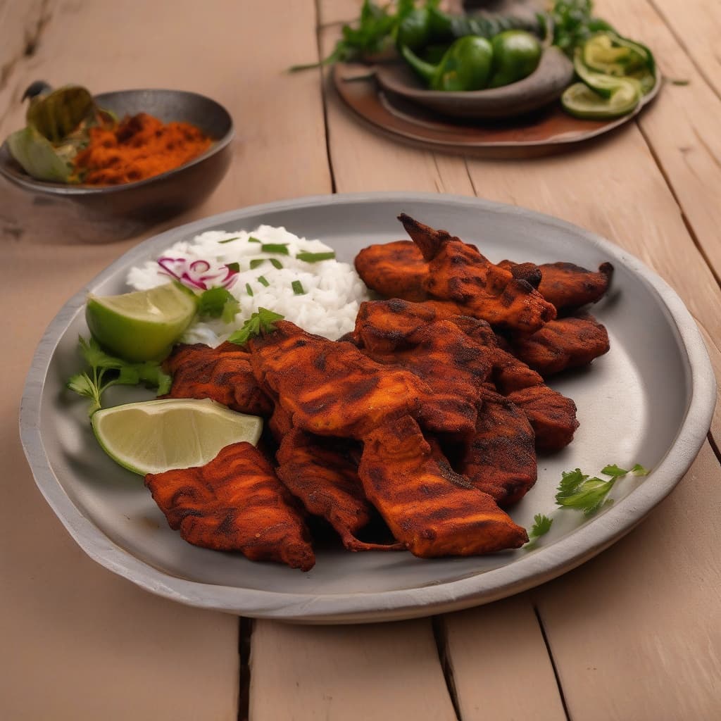 Tandoori chaap spicy