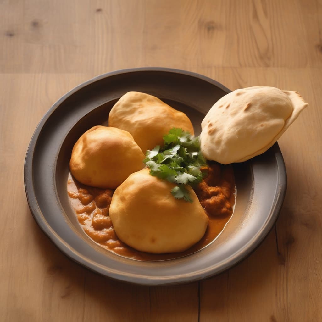 Cholay bhatura (regular)