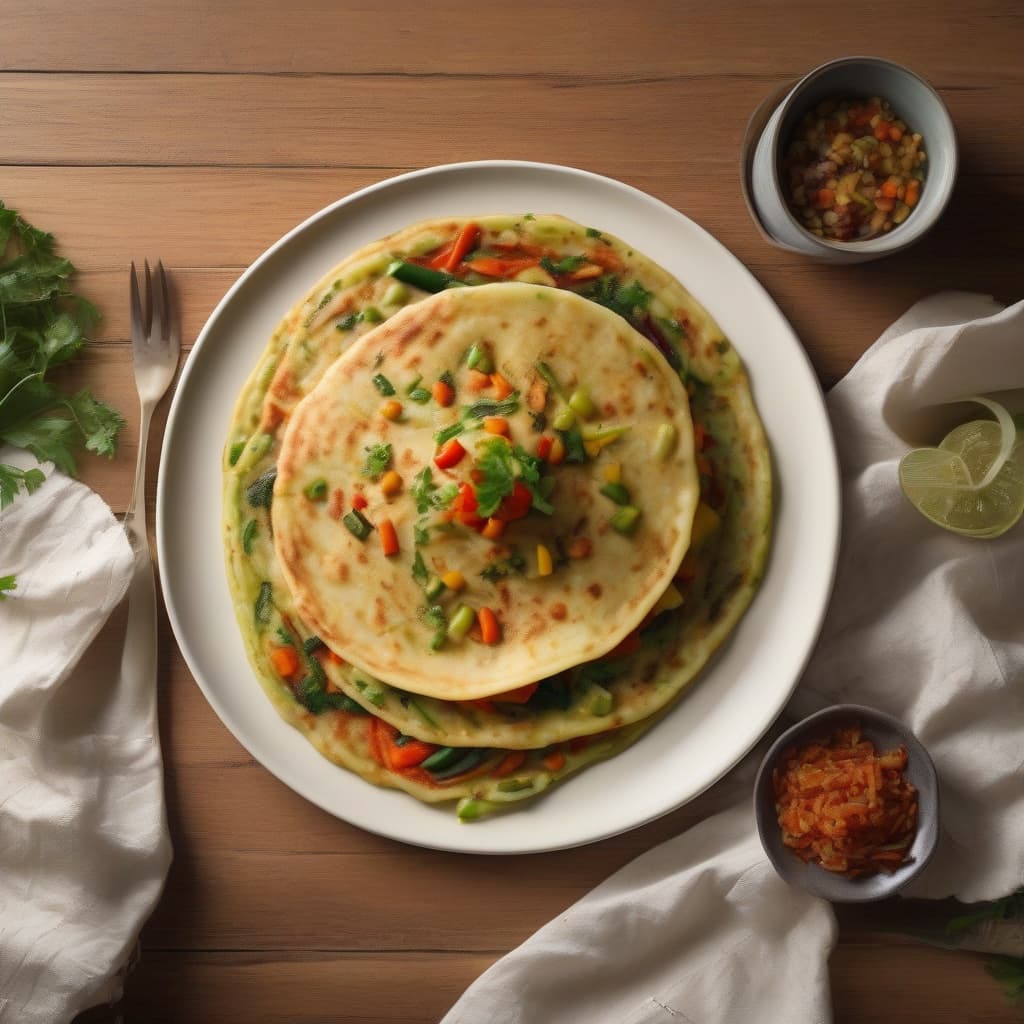 Vegetable utappam