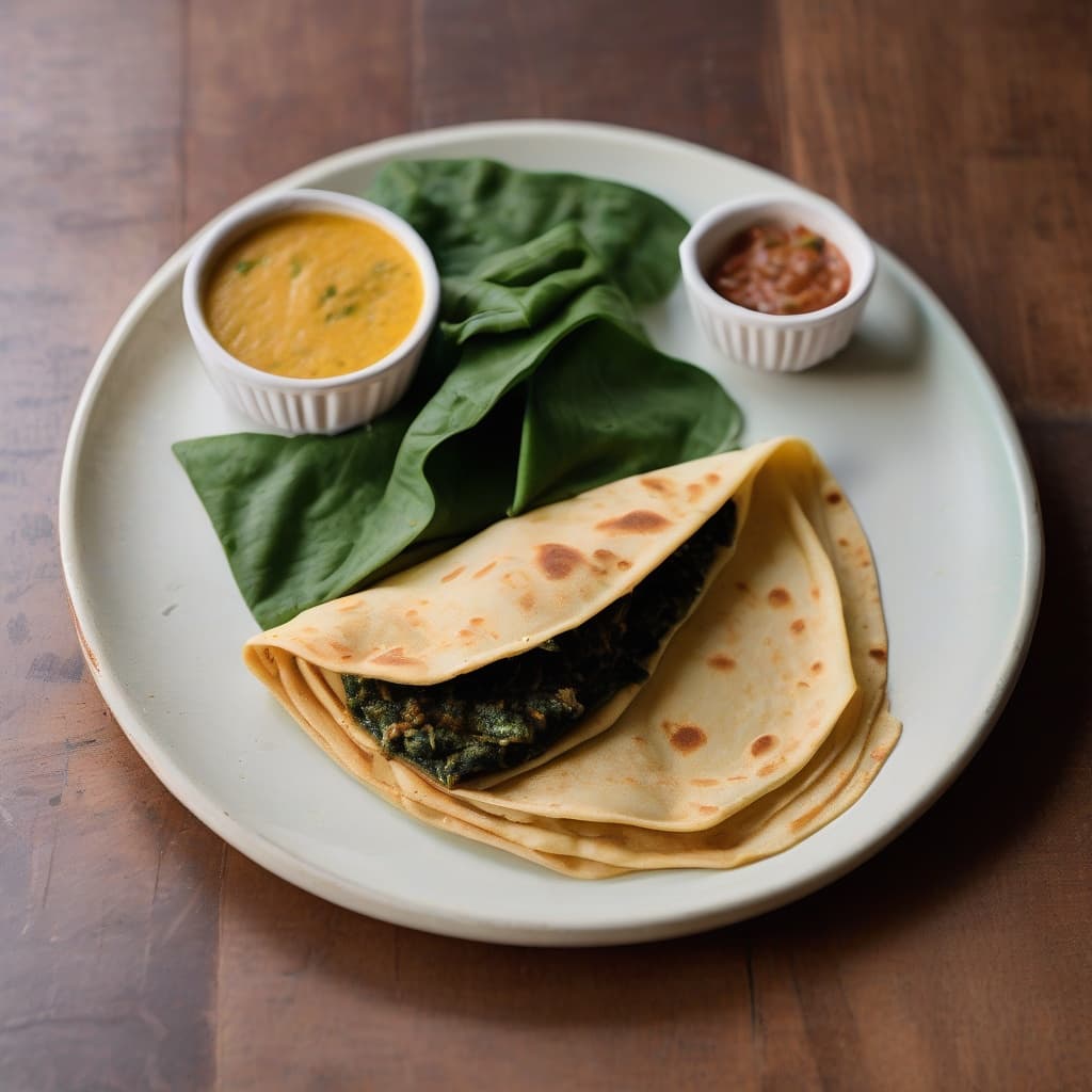 Palak Paneer Dosa