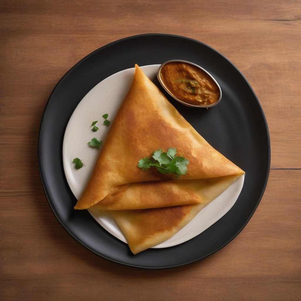 Ghee roast masala dosa